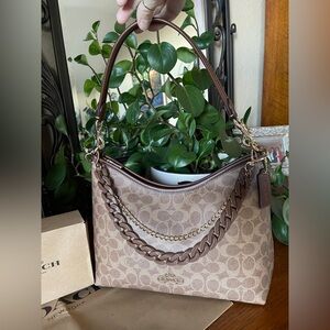 Coach Laurel Shoulder Bag with Chain Detail